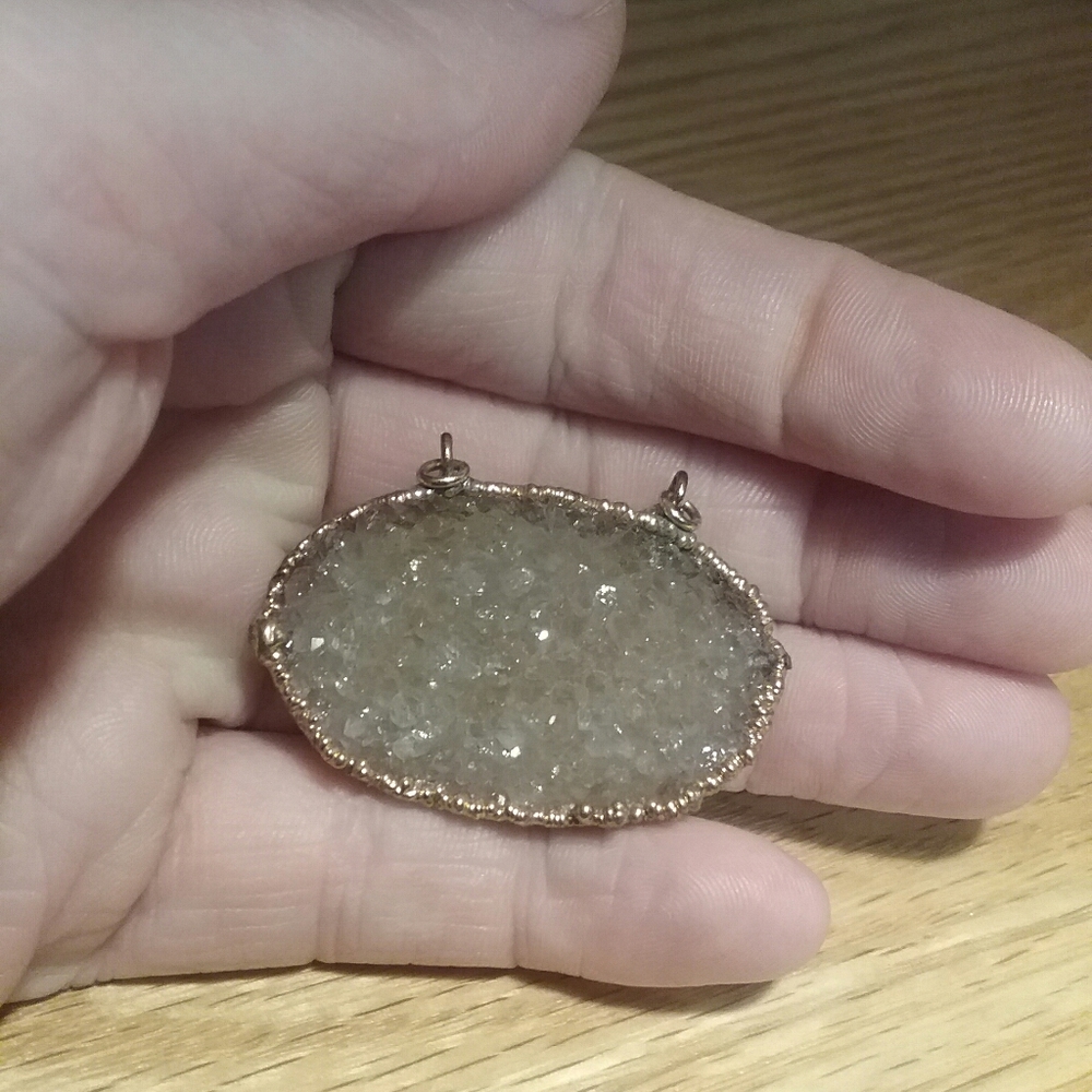 Druzy Pendant